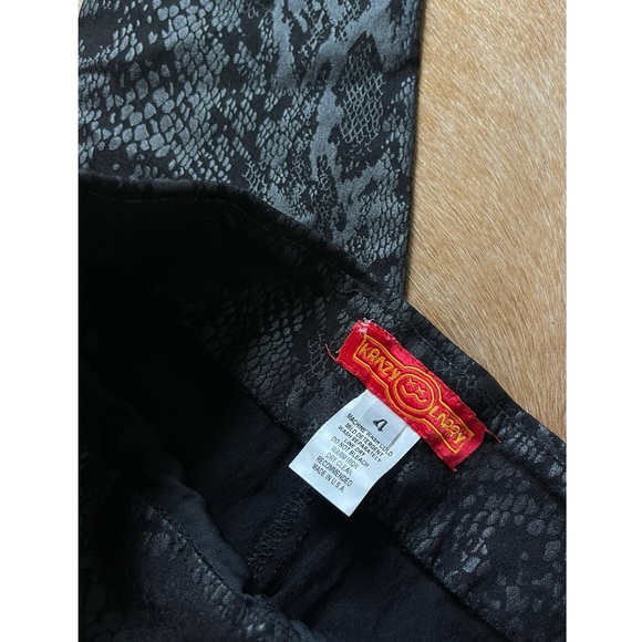 Krazy Larry Black Python Pant - Picture 4 of 5